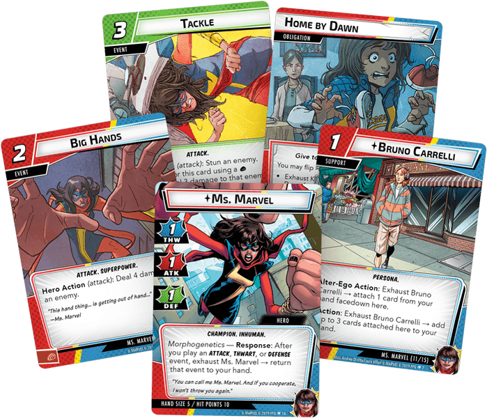 Marvel Champions The Card Game - Ms. Marvel Hero Pack
