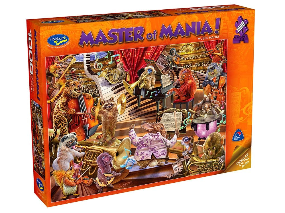 Holdson Master Of Mania - Music Mania 1000 Piece Jigsaw