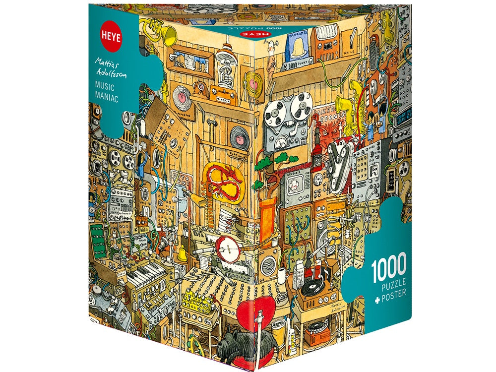 Heye - Adolfsson Music Maniac 1000 Piece Jigsaw