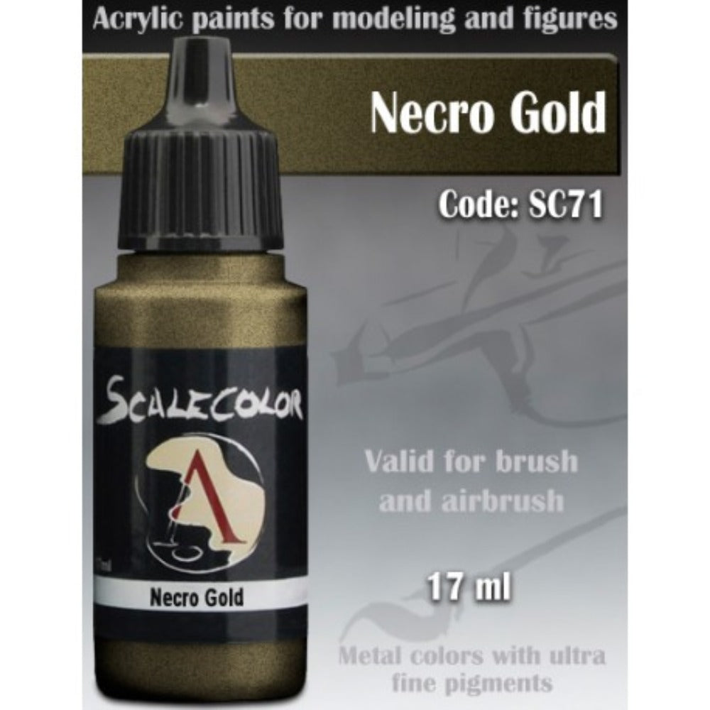 Scale 75 - Scalecolor Necro Gold (17 ml) SC-71 Acrylic Paint