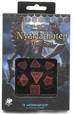 Q Workshop - Call of Cthulhu The Outer Gods Nyarlathotep Dice Set (7)