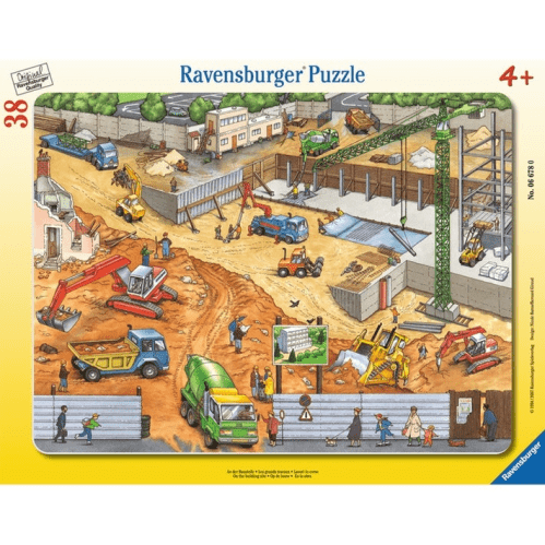Jigsaw Puzzle On the Building Site 3 38pc - Good Games