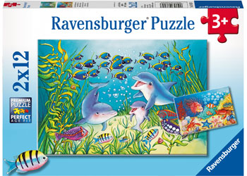 Ravensburger On the Seabed - 2x12 Piece Jigsaw