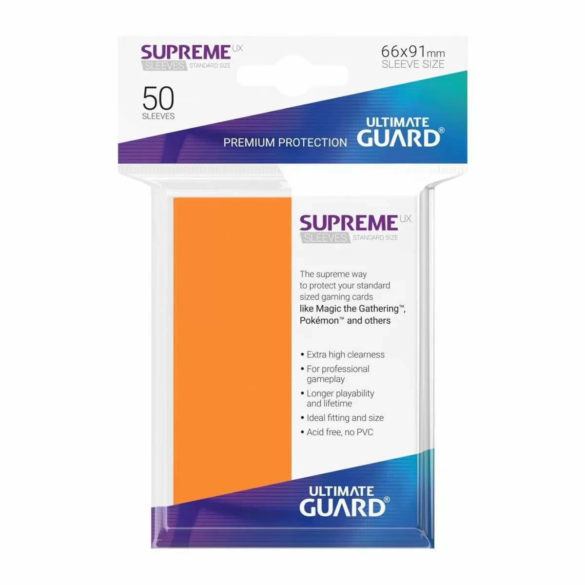 Ultimate Guard - Supreme UX Standard Sleeves Orange (50)