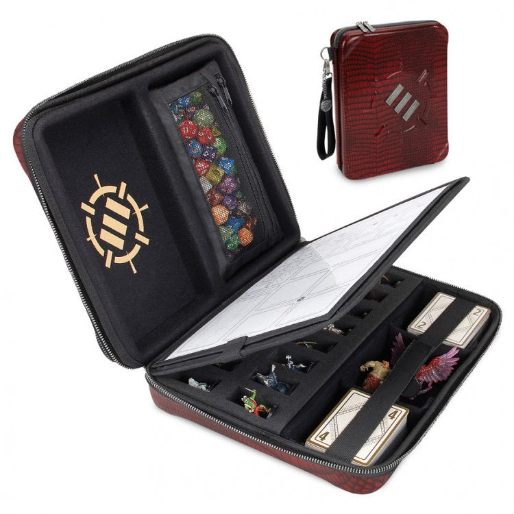 ENHANCE Tabletop RPGs RPG Organizer Case Collectors Edition (Red)