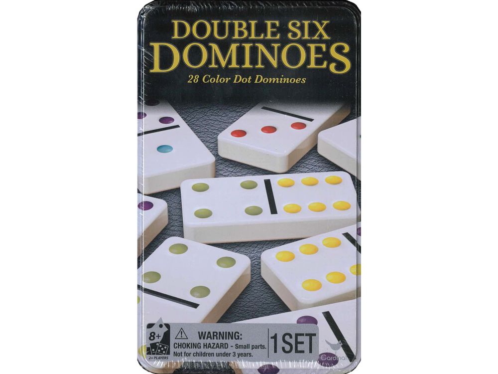 Dominoes D6 Color Dot Cardinal