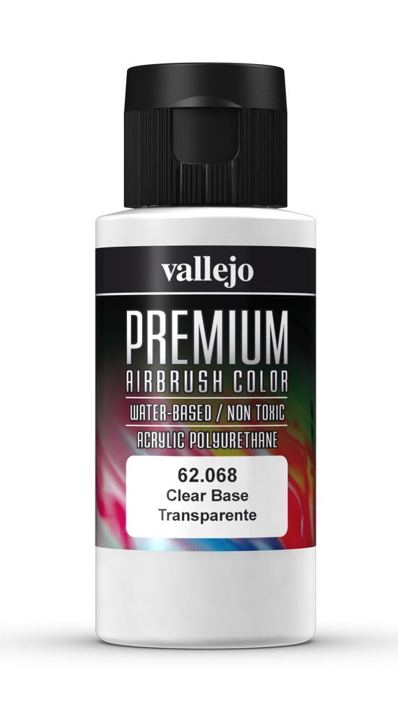 Vallejo Premium Colour - Clear Base 60ml Acrylic Paint (AV62068)