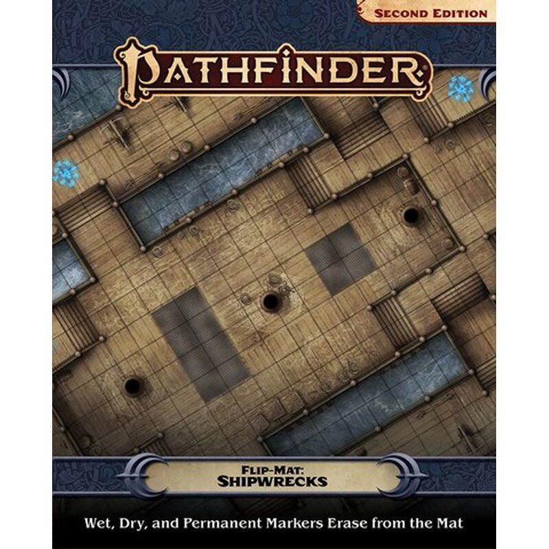 Pathfinder Flip Mat Shipwrecks