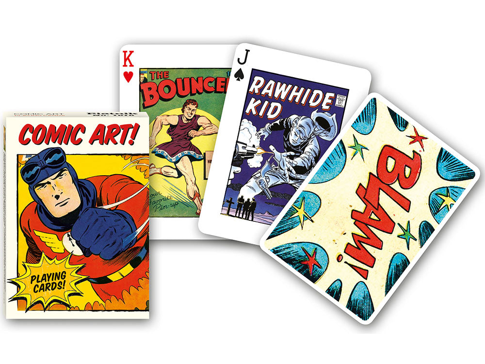 Vintage Comic Art Poker
