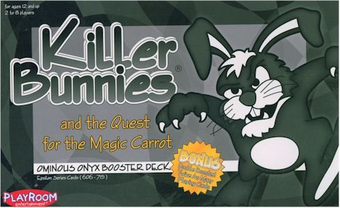 Killer Bunnies Ominous Onyx Booster