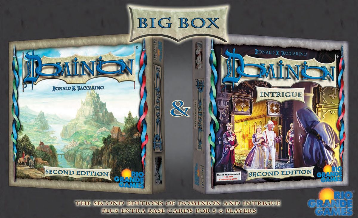 Dominion sold Big Box Deck Builder Card Game 2nd Edition + Intrigue