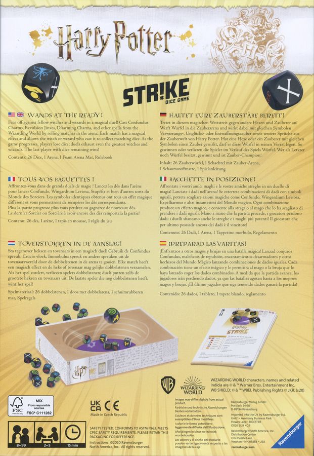 Harry Potter Strike: Dice Game