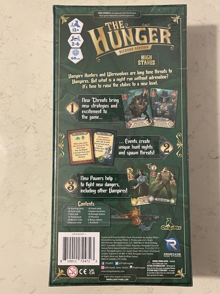 The Hunger: High Stakes Expansion