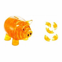 3D Crystal: Piggy Bank