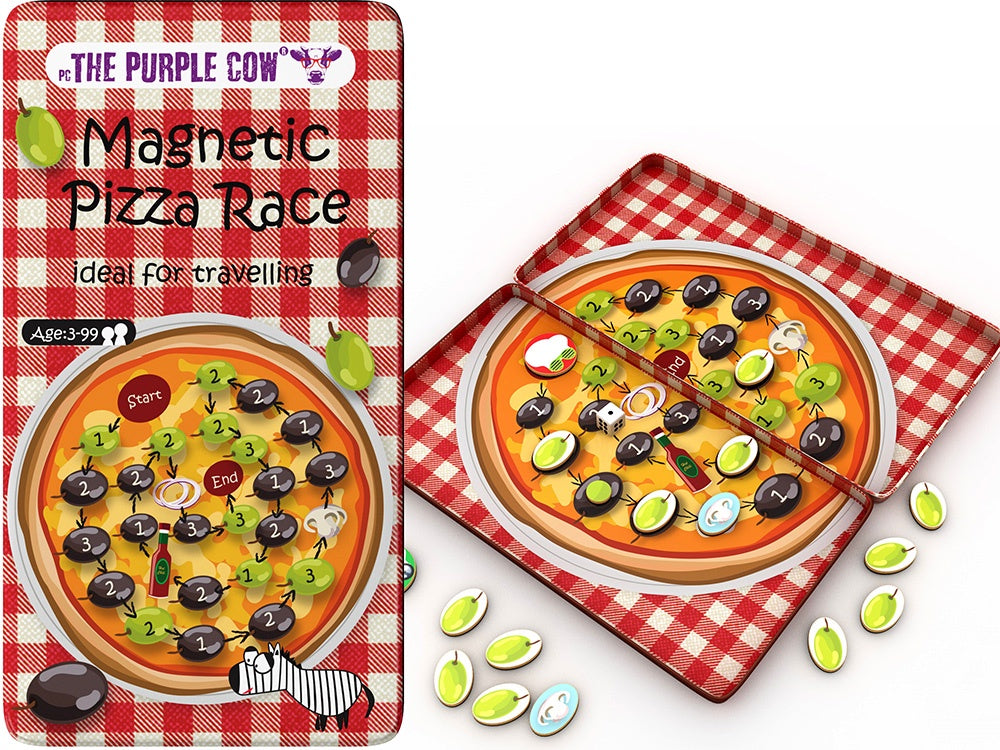 Magnetic Travel Tin - Pizza Race