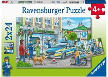 Ravensburger Police at Work - 2x24 Piece Jigsaw