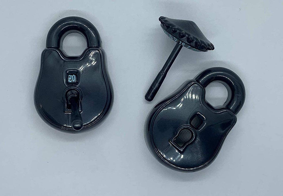 PolyHero Rogue d20 Lock and Pick Set Cold Iron