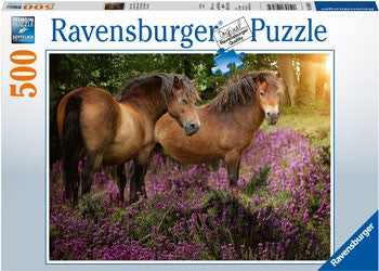Ravensburger Ponies in the Flowers - 500 Piece Jigsaw