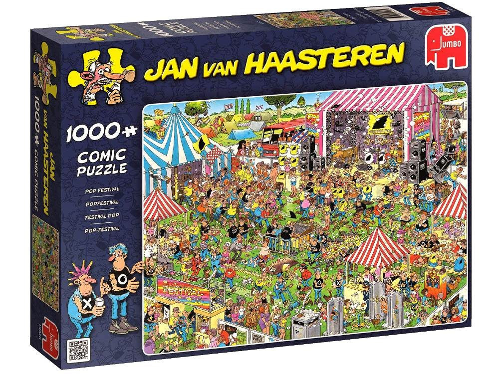 Pop Festival: 1000 Piece Jigsaw Jan Van Haastern