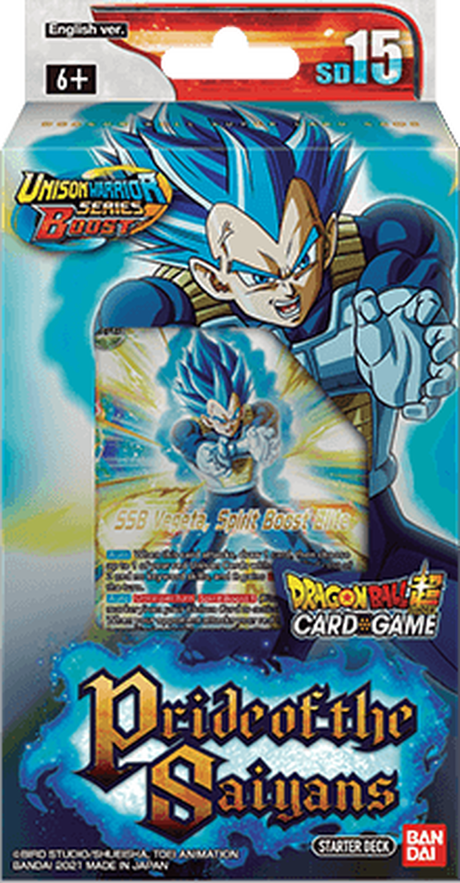 Dragon Ball Super Card Game Unison Warrior Series 5 Pride of the Saiyans Starter Deck [DBS-SD15]