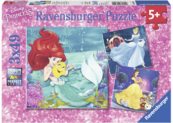 Ravensburger - Disney Princesses Adventure - 3x49 Piece Jigsaw