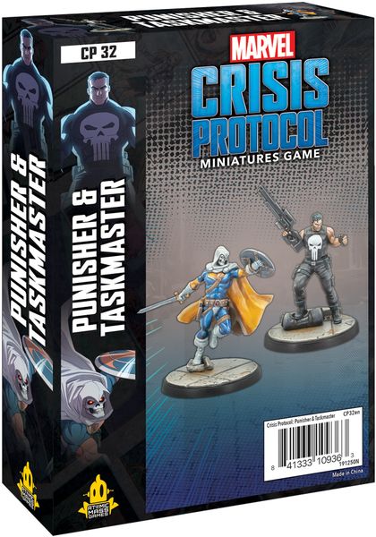 Marvel Crisis Protocol Miniatures Game Punisher and Taskmaster Expansion