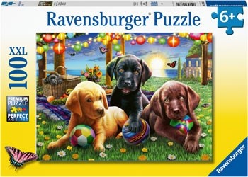 Ravensburger - Puppy Picnic - 100 Piece Jigsaw