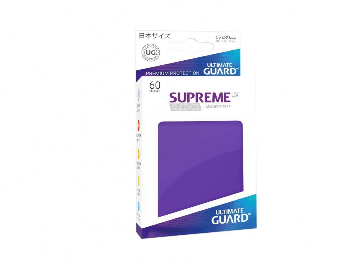 Ultimate Guard Supreme Ux Sleeves Size Purple (60) - Good Games
