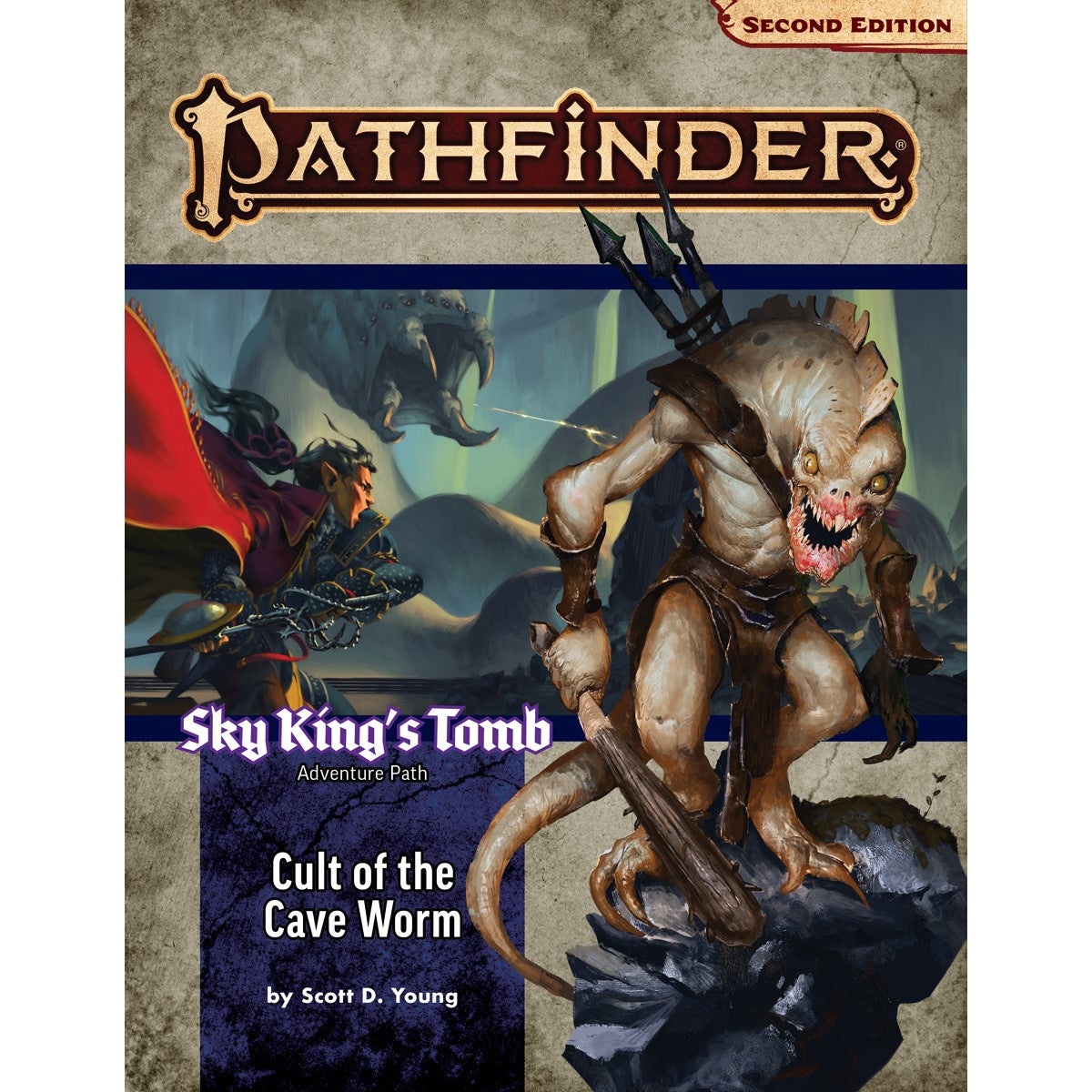 Pathfinder Second Edition Adventure Path: Sky Kings Tomb #2 Cult of the Cave Worm