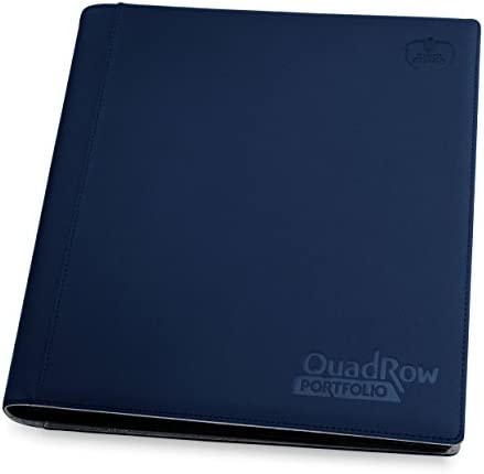 Ultimate Guard 12-Pocket Quadrow Portfolio Xenoskin Dark Blue