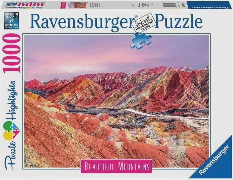 Ravensburger - Rainbow Mountains China 1000 Piece Jigsaw