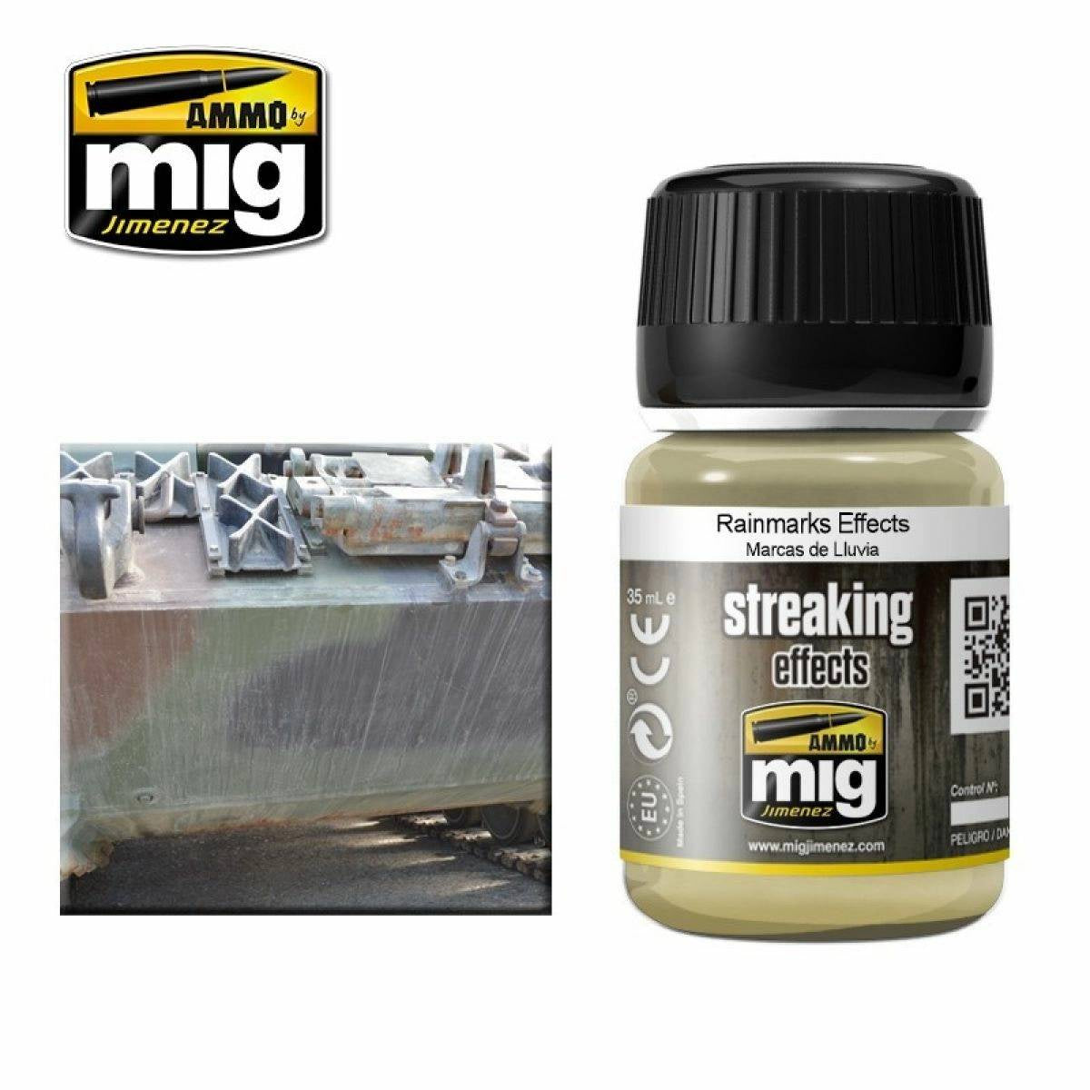 Ammo by MIG Enamel Streaking Effects Rainmarks Effects 35ml