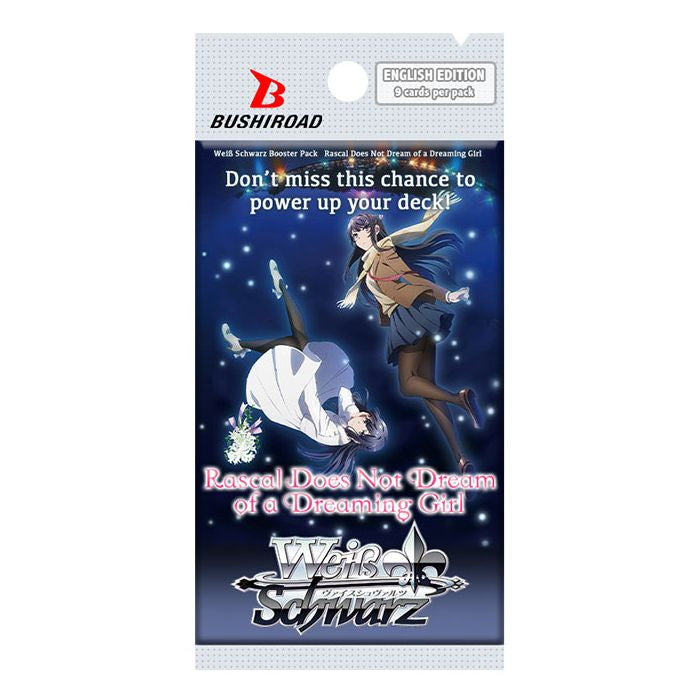 Weiss Schwarz - Rascal Does Not Dream of a Dreaming Girl Booster Pack