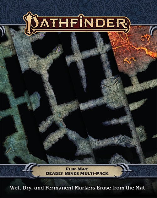 Pathfinder Second Edition Flip-Mat: Deadly Mines Multi-Pack