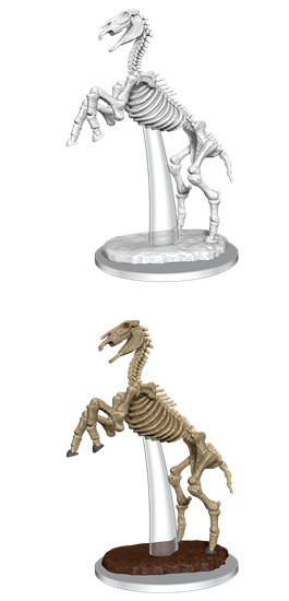 Pathfinder Deep Cuts Unpainted Miniatures Skeletal Horse