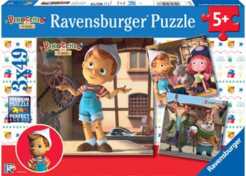 Ravensburger Pinocchio - 3x49 Piece Jigsaw