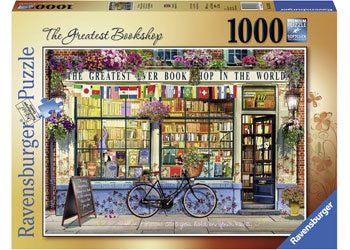 Ravensburger - The Greatest Bookshop 1000 Piece Jigsaw