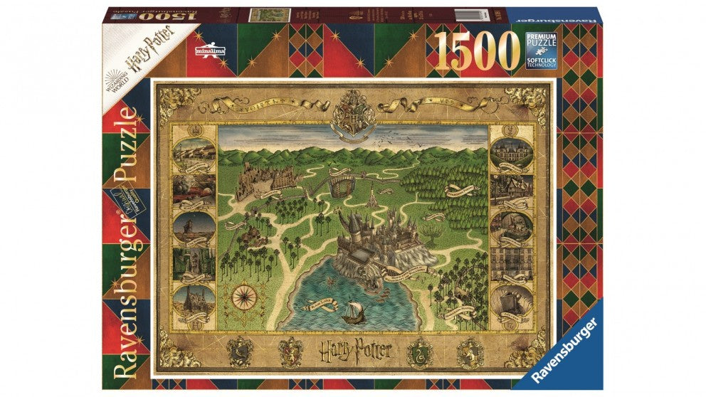 Ravensburger Harry Potter Hogwarts Map 1500 Piece Jigsaw