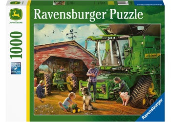 Ravensburger John Deere Then &amp; Now 1000 Piece Jigsaw