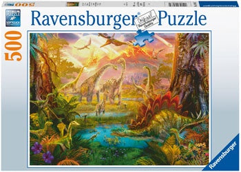 Ravensburger - Land Of The Dinsosaurs Puzzle 500 Piece Jigsaw