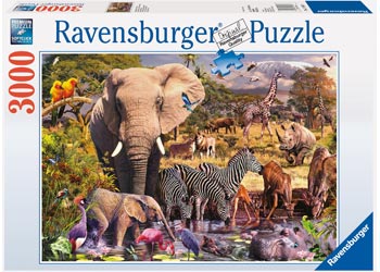 Ravensburger African Animal World - 3000 Piece Jigsaw