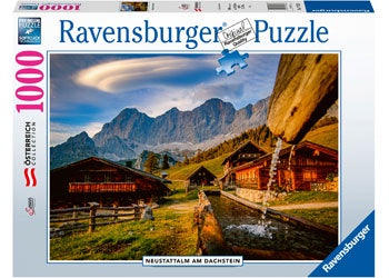 Ravensburger Neustattalm Dachstein Mountains - 1000 Piece Jigsaw