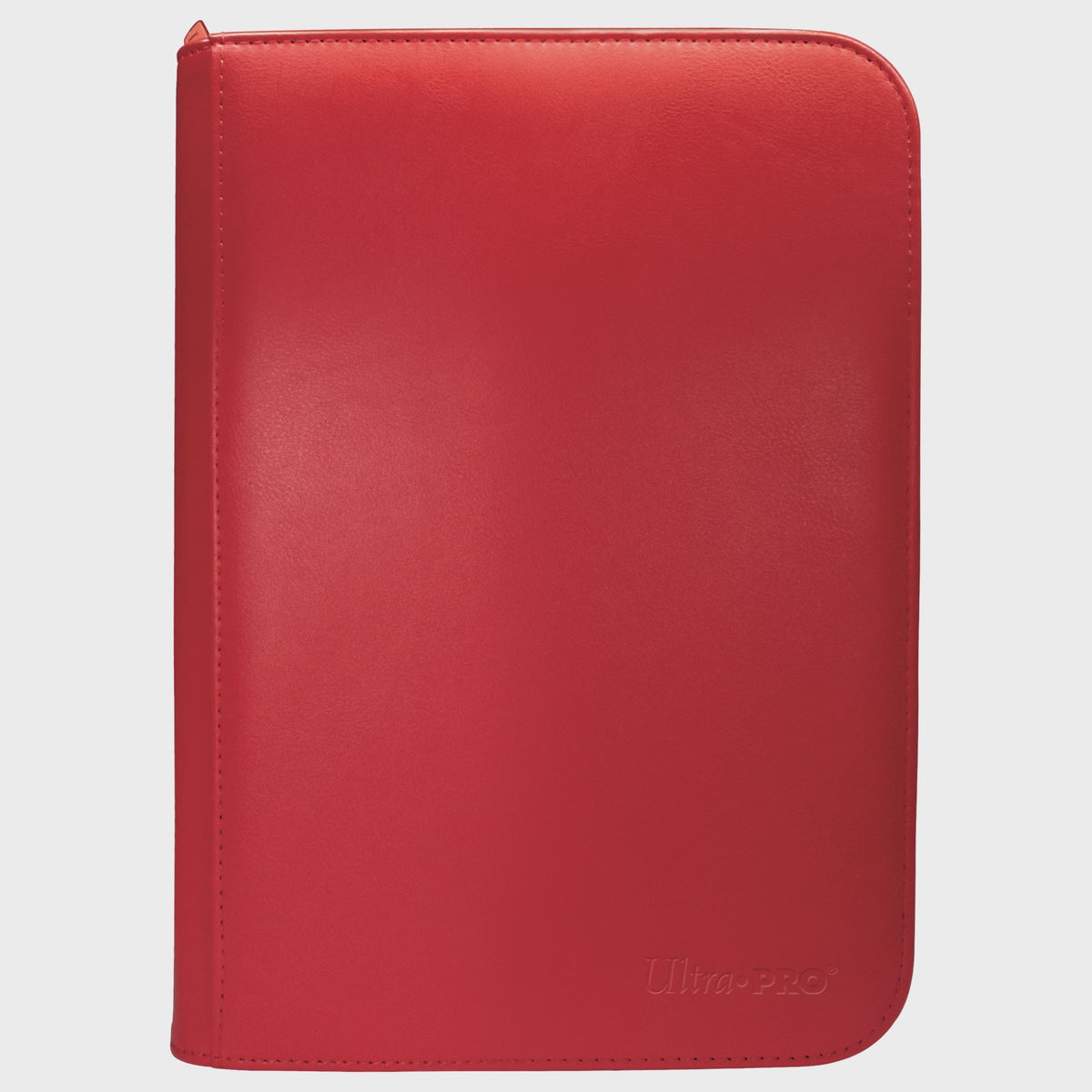 Ultra Pro Vivid 4-Pocket Zippered Pro-Binder: Red