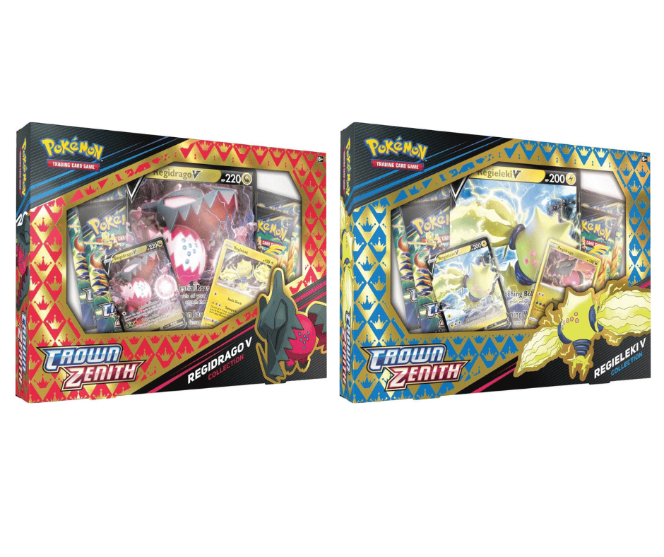 Pokemon TCG: Sword &amp; Shield - Crown Zenith - Regidragoregieleki V Box