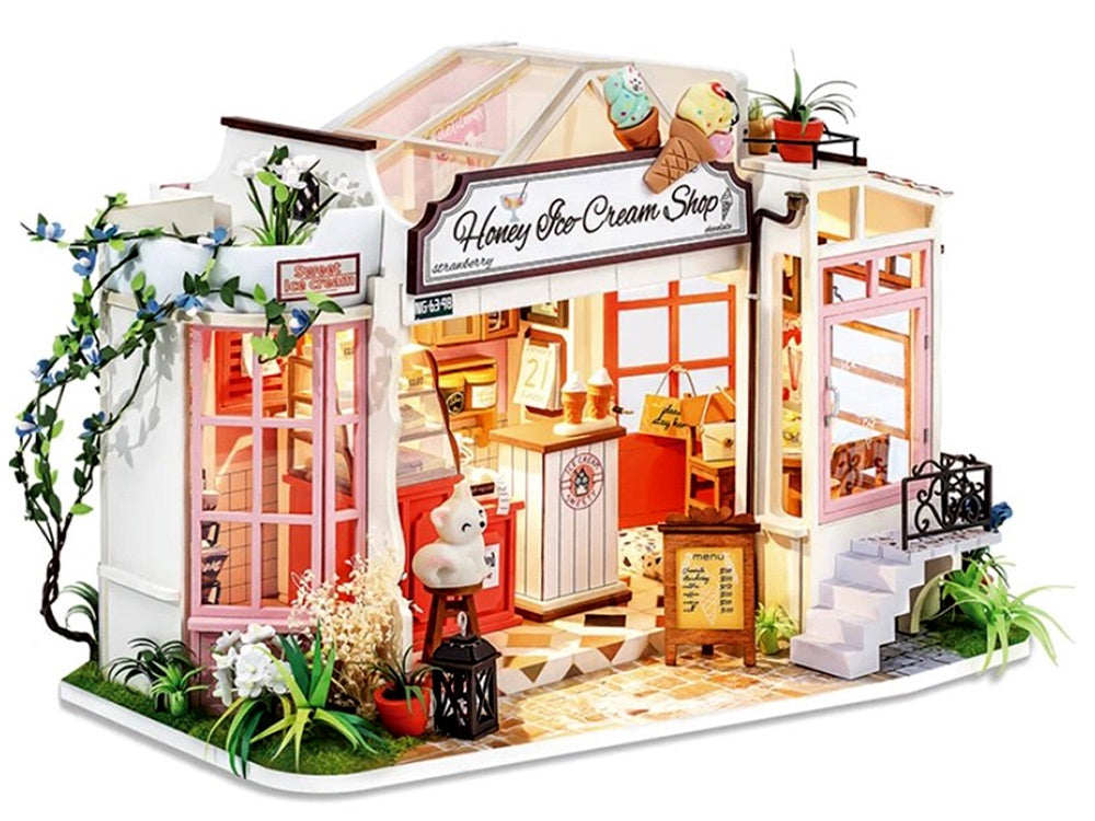 DIY Mini House Honey Ice-Cream Shop