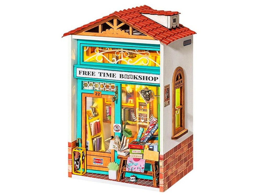 DIY Mini House Free Time Bookshop