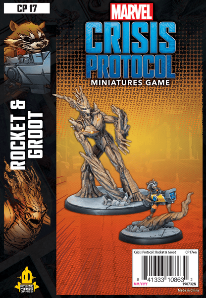 Marvel Crisis Protocol Miniatures Game Rocket and Groot Expansion - Good Games