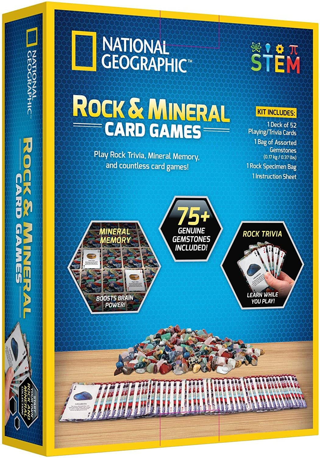 National Geographic - Rock And Mineral Card Games