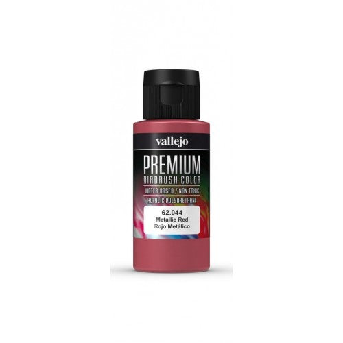 Vallejo Premium Colour - Metallic Red 60ml Acrylic Paint (AV62044)