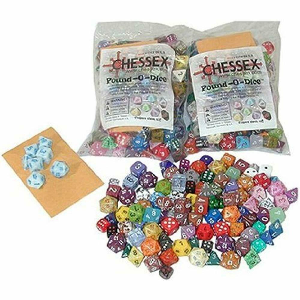 Chessex - Pound O Dice - Assorted (Approx 80-100) (CHX001lb)